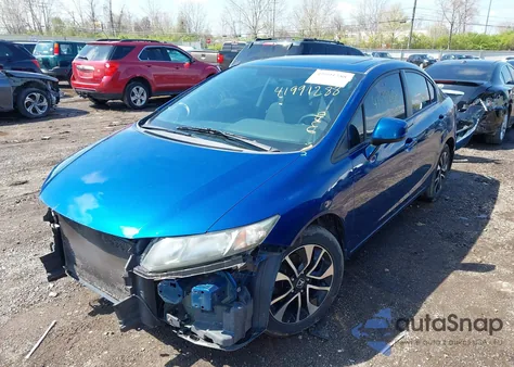 2013 Honda Civic Ex из США, поврежденный, VIN 19XFB2F80DE084783